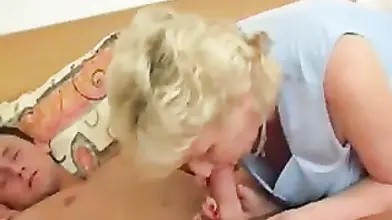 Nanny Fucks Young Dude While He Sleeps