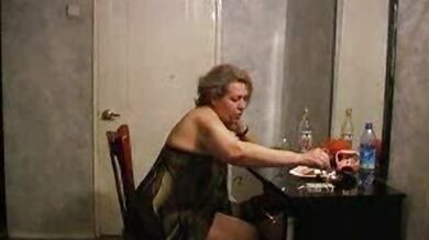 Mature Woman Enjoys Younger Man's Hard Anal