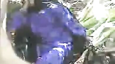 Mature Woman Enjoys Village Green Encounter