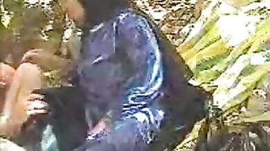 Mature Woman Enjoys Village Green Encounter