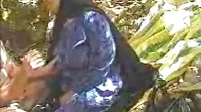 Mature Woman Enjoys Village Green Encounter