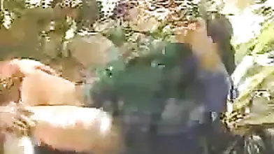 Mature Woman Enjoys Village Green Encounter