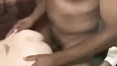 Skinny Mature Granny Double Teamed