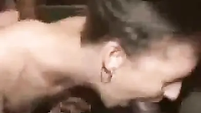 Skinny Mature Granny Double Teamed