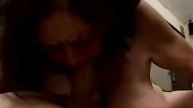 Perverted Young Guy Bangs Curvy Ginger MILF