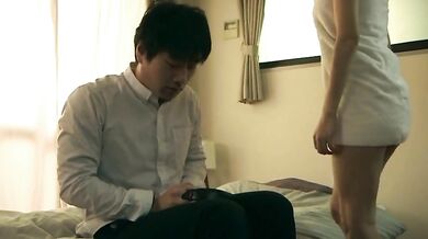 Japanese Milf Rides Her Young Lover