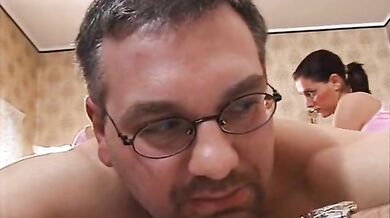 Two Milfs Share a Huge Black Cock on the Beach