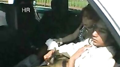 Mature Cougar Fucks Two Shy Guys