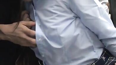 Mature Asian MILF Silenced in Public