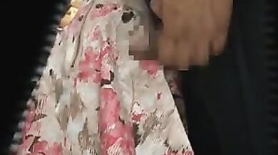 Mature Asian MILF Silenced in Public