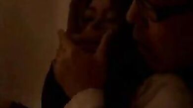 Arab Wife with Hairy Pussy Fucks Lucky Boyfriend