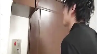 Imposing Jap milf seduces her son's French friend