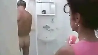 BBW MILF Fucks While Voyeur Watches