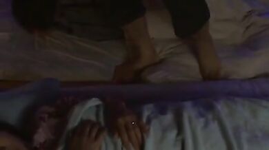 Stepson Sneaks in and Fucks His Japanese MILF