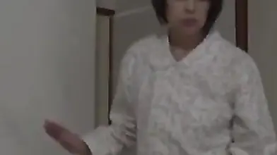 Mature Japanese Woman Seduces Young Man