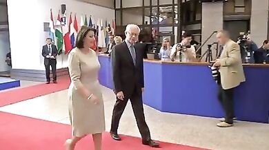 Naughty Mature Redhead at Business Congress