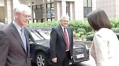 Naughty Mature Redhead at Business Congress