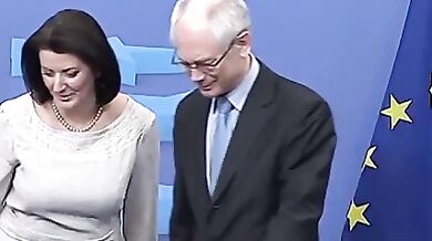 Naughty Mature Redhead at Business Congress