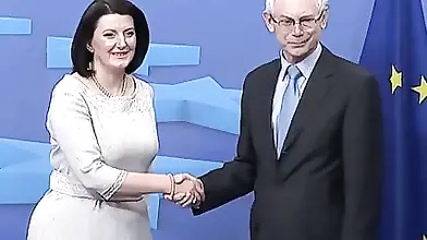 Naughty Mature Redhead at Business Congress