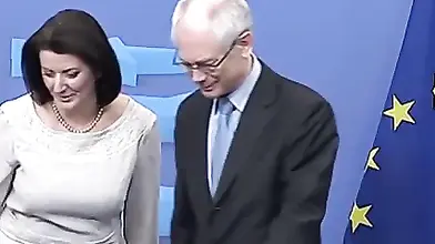 Naughty Mature Redhead at Business Congress