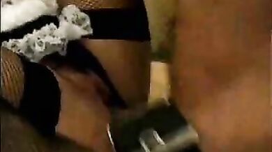 Mature Maid Fucks Boss in Kitchen