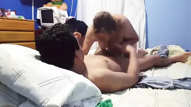 Mature Mexican Woman Enjoys Neighbor