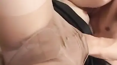 Hairy Asian MILF Takes Small Rod