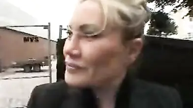 Impressive Mature Blonde Fucks Hard at Home