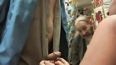 Cheating Mature Granny Blows Him