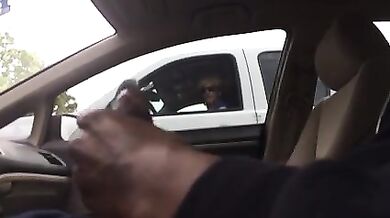 Sexy Mom Watches a Dude Masturbate