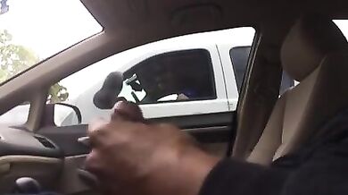 Sexy Mom Watches a Dude Masturbate