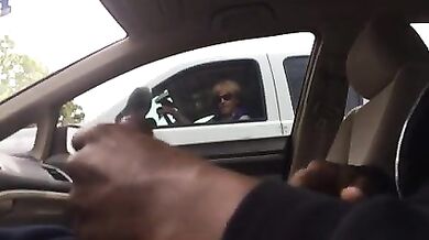 Sexy Mom Watches a Dude Masturbate