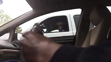 Sexy Mom Watches a Dude Masturbate