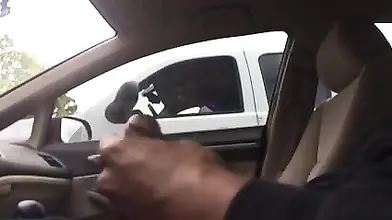 Sexy Mom Watches a Dude Masturbate