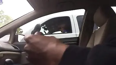 Sexy Mom Watches a Dude Masturbate