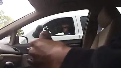 Sexy Mom Watches a Dude Masturbate