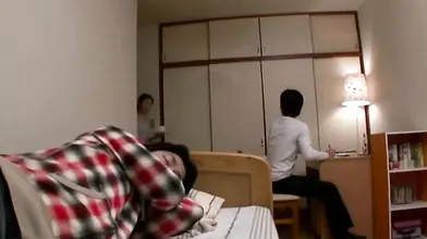 Passionate Japanese Milf Sucks Off Young Hunk
