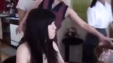 Asian MILF Takes It from Behind