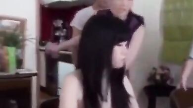 Asian MILF Takes It from Behind
