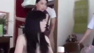 Asian MILF Takes It from Behind