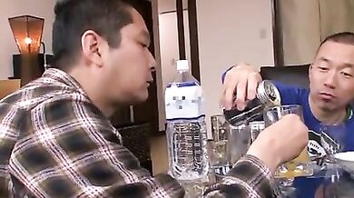 Desperate Asian Milf's Big Tits Squeezed Hard