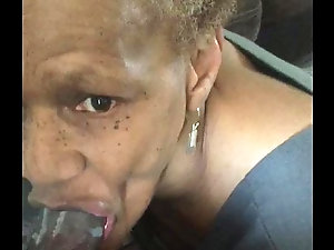 Old Black Woman Sucking Dick